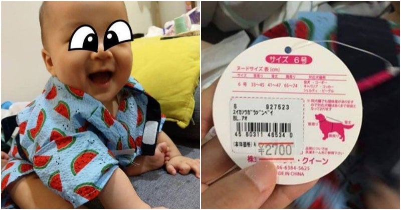 Dad Buys Cute Yukata From Japan For Baby Son Turns Out Its A Dog Costume World Of Buzz 2