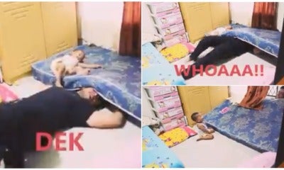 Dad Pranks Kid Son By Imaginatively Acting As Though He Is Devoured By Monsters Under The Bed - World Of Buzz 2