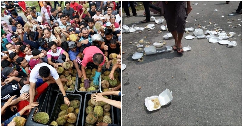 Durian Fest Reveals The Ugly Reality Of How Malaysians Are When It Comes To Free Stuff - WORLD OF BUZZ 3