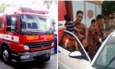 Firemen Save Two Children From Locked Car In Seremban - World Of Buzz