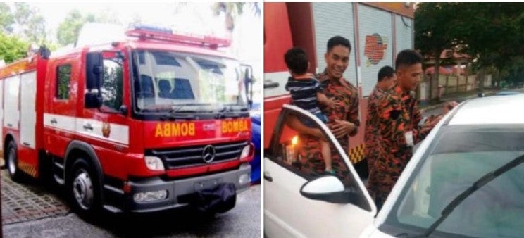 Firemen Save Two Children From Locked Car In Seremban - World Of Buzz