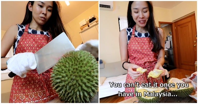 Japanese Girl Gets Bitten By 'The Durian Bug' After Malaysia Trip, Now A Durian Addict - WORLD OF BUZZ 6