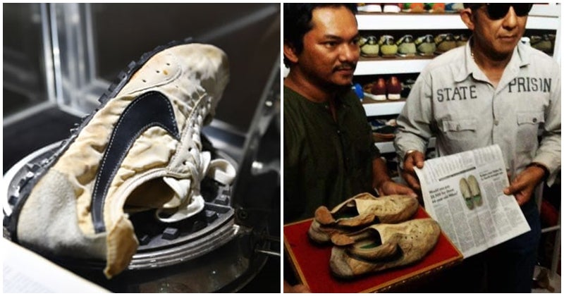 Kelantanese Man Is Owner To Rare Pair Of Nike Moon Shoes Which Costs RM1.8mil! - WORLD OF BUZZ 1