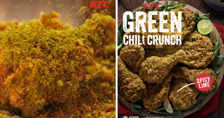 Kfc Just Launched The Green Chilli Crunch Today And We'Re Already Salivating - World Of Buzz 3