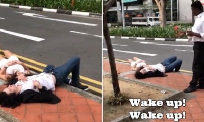 Man Finds Couple Passed Out By The Roadside, They'Re So Drunk That His Shouts Couldn'T Wake Them Up - World Of Buzz 4