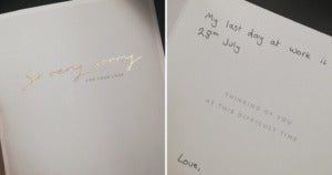 Man Goes Viral For Giving Boss A Condolence Card As His Resignation - WORLD OF BUZZ 1