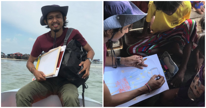 Meet The M'sian Man Making An Effort To Teach Bajau Laut Children, All On His Own Dime - WORLD OF BUZZ