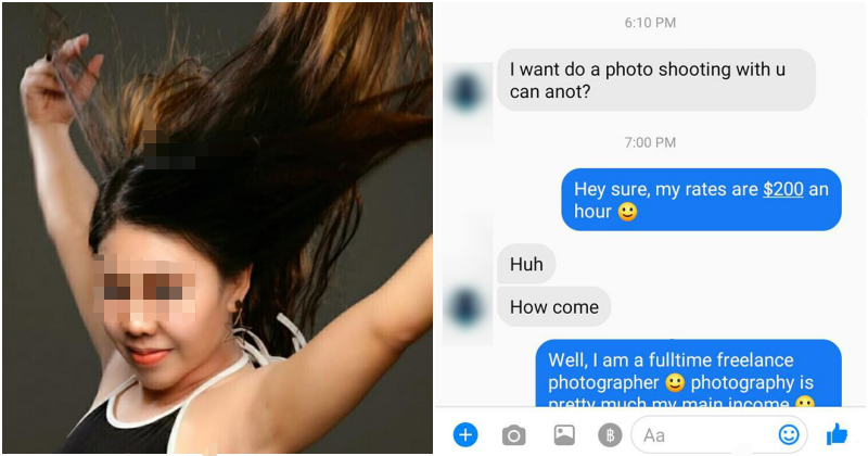 Model Furious After Being Told She Has To Pay Professional Photographer To Take Her Photo - World Of Buzz