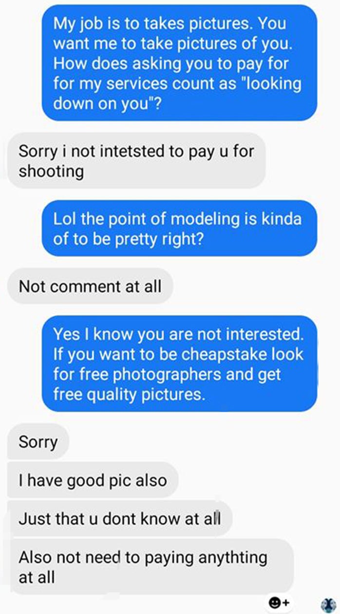 Model Furious To Find Out That She Has To Pay Professional Photographer To Take Her Photo - World Of Buzz 12