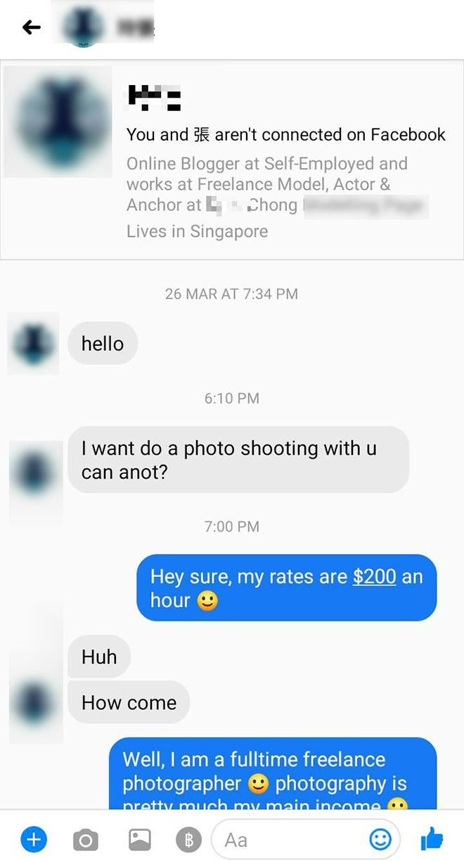 Model Furious To Find Out That She Has To Pay Professional Photographer To Take Her Photo - World Of Buzz
