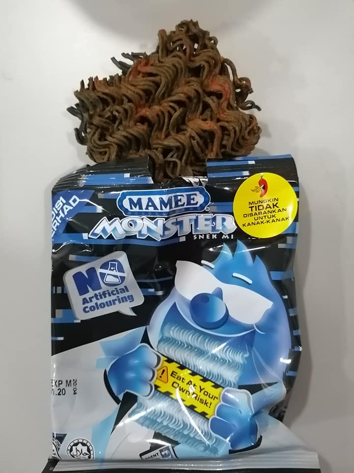 M'sian Finds Limited Edition Mamee Monster Noodle Snack Hidden in Jumbo Packs & It's Spicy AF! - WORLD OF BUZZ 4