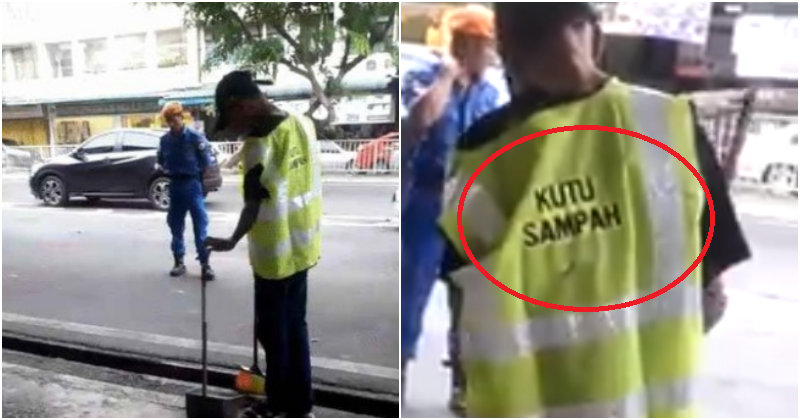 M'Sian Forced To Clean The Streets For 1 Hour Wearing 'Kutu Sampah' Vest As He Simply Threw Rubbish - World Of Buzz 4