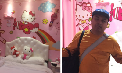 M'Sian Man'S Wife Surprises Him With Sneaky Hello Kitty Themed Room Booking In Melaka - World Of Buzz