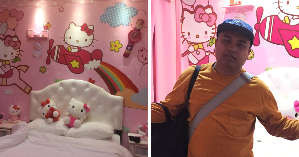 M'sian Man's Wife Surprises Him With Sneaky Hello Kitty Themed Room Booking in Melaka - WORLD OF BUZZ