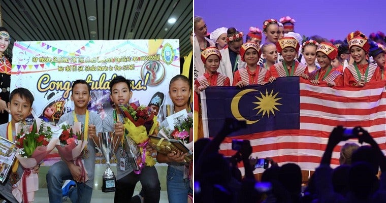 M'sian Students Win Gold Medal By Performing Sabahan Traditional Dance In International Competition - WORLD OF BUZZ