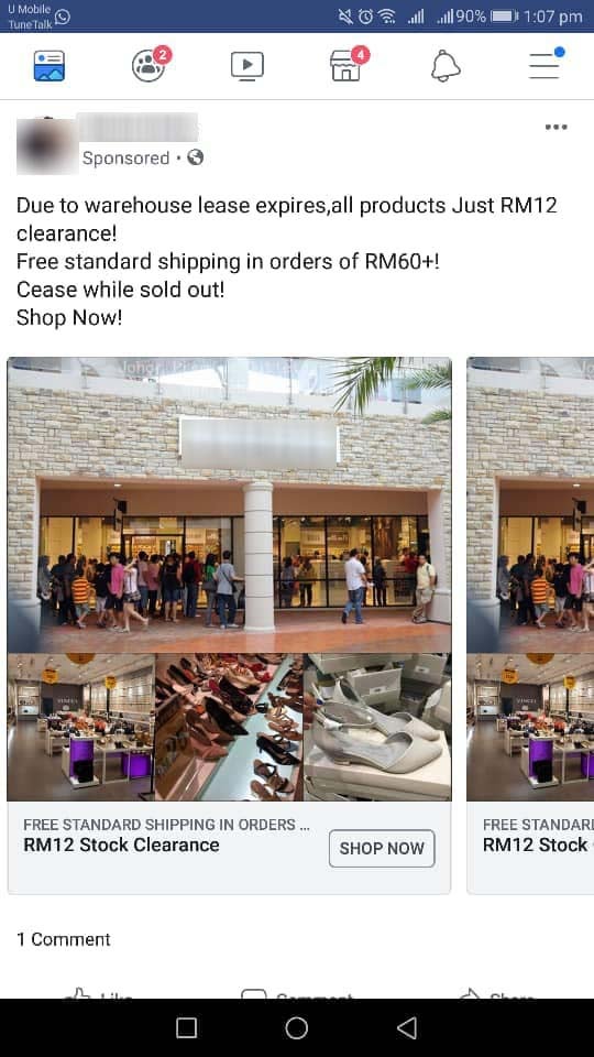 M'sian Warns Online Shoppers After She Got Cheated On Scam Website Selling &Quot;Warehouse Sales&Quot; Shoes - World Of Buzz 1