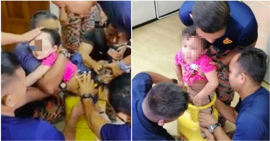 Our Abang Bomba Saves Little Girl Stuck On A Kitchen Gas Tank - World Of Buzz 2