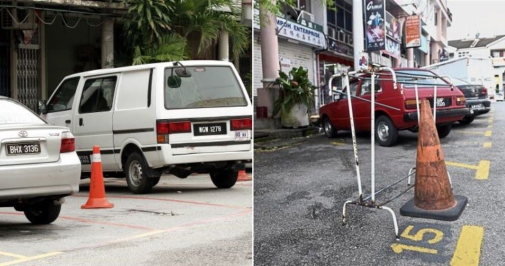 People Who Illegally &Quot;Chup&Quot; Parking Lots With Cones Can Be Fined Up To Rm2,000 - World Of Buzz