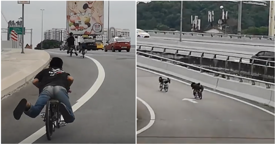 Rempit Kids Recorded Riding Their Bicycle On A Highway In Kerinchi - World Of Buzz 6