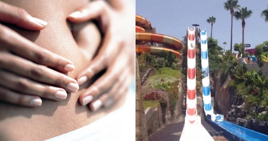 Water Slide So Steep That Water Was Forced Into Woman's Vagina - WORLD OF BUZZ