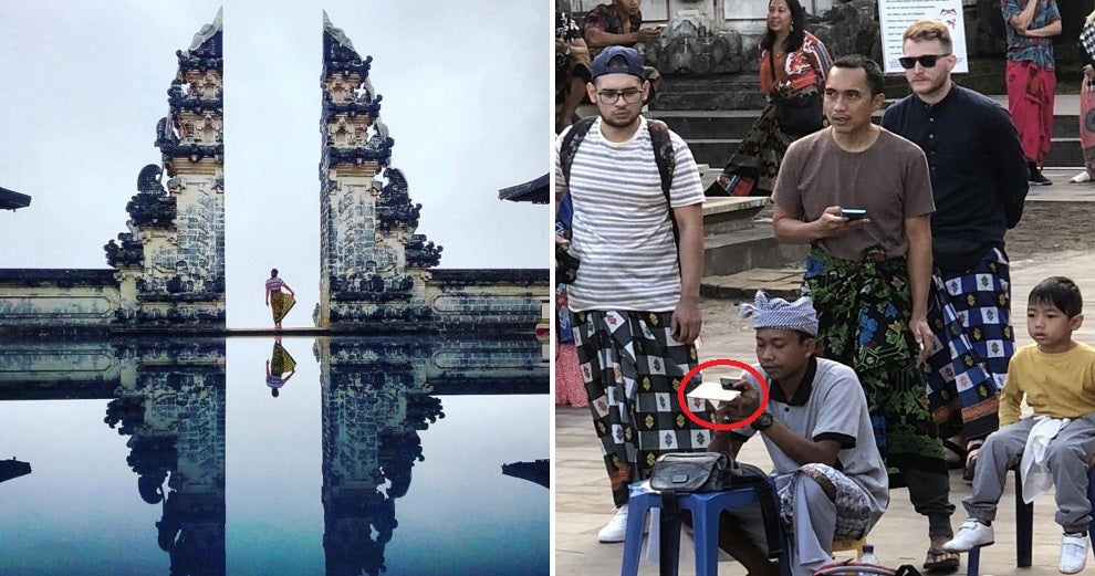 This Famous Insta-Worthy Spot in Bali is Actually Just A Visual Camera Trick Using A Piece Of Glass! - WORLD OF BUZZ