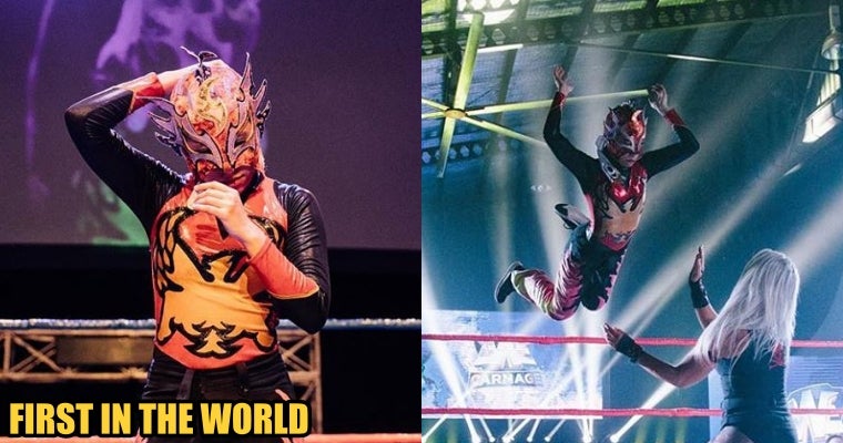 This is Phoenix: The World's First Hijabi Pro Wrestler From Malaysia - WORLD OF BUZZ 1