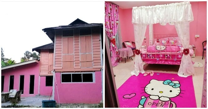 This M’sian Loves Hello Kitty So Much She Turned Her 100Yo Heritage House Into A Pink Paradise! - World Of Buzz