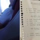 Travel Vlogger Posts Photo Of Handwritten Menu On Business Class Flight, Airline Reports Him To Police - World Of Buzz