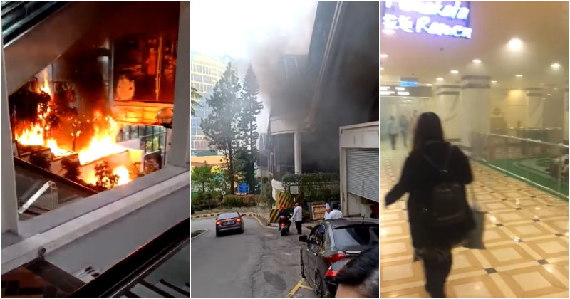 Viral Videos Show Fire Breaking Out In Genting And Visitors Being Forced To Evacuate Building - World Of Buzz
