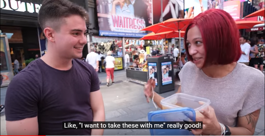 Watch: This American Gave Maggi Kari to Random Strangers on The Streets of NYC and They Really Liked it! - WORLD OF BUZZ 1