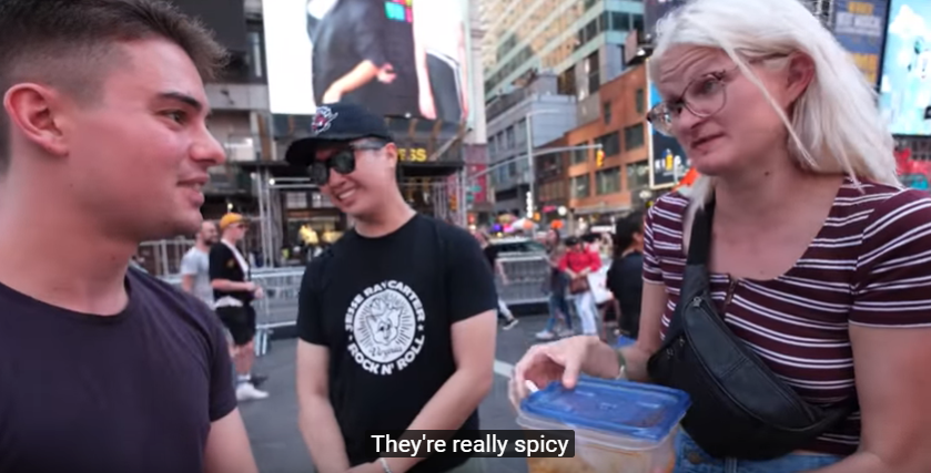 Watch: This American Gave Maggi Kari to Random Strangers on The Streets of NYC and They Really Liked it! - WORLD OF BUZZ