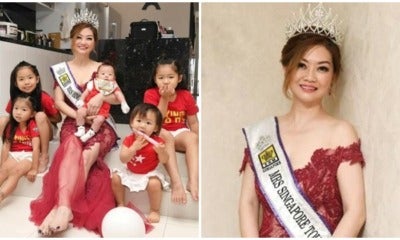 44-Year-Old Grandmother Of 5 Wins First Runner-Up Mrs Singapore Title - World Of Buzz 5