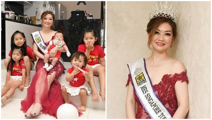 44-Year-Old Grandmother Of 5 Wins First Runner-Up Mrs Singapore Title - World Of Buzz 5