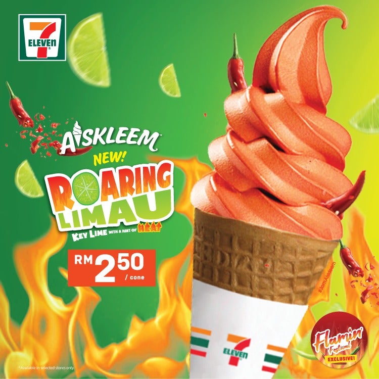 7-Eleven Strikes Again &Amp; This Time With Roaring Limau, A Chilli &Amp; Lime Soft Serve - World Of Buzz 1