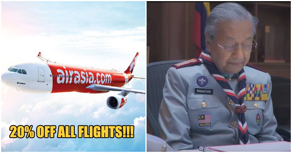 Airasia Celebrates Merdeka With 20% Offer On Flights &Amp; A Touching Video Narrated By Tun M &Amp; A Samad Said - World Of Buzz 2