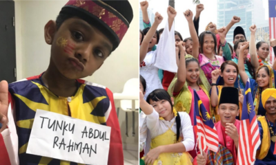 Awww! Little Indian Boy Wears Songkok And Dresses Up As Tunku Abdul Rahman For National Day - World Of Buzz 3