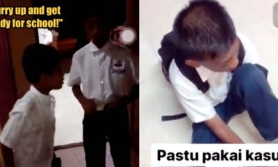 Cute Brothers Woke Up From Nap And Got Ready For School At Night, Realised It'S A Prank By Their Sister - World Of Buzz