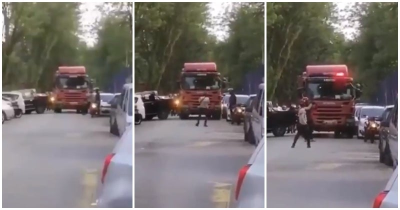 Double Parked Car Stopped Fire Engine From Reaching An Emergency - WORLD OF BUZZ 1