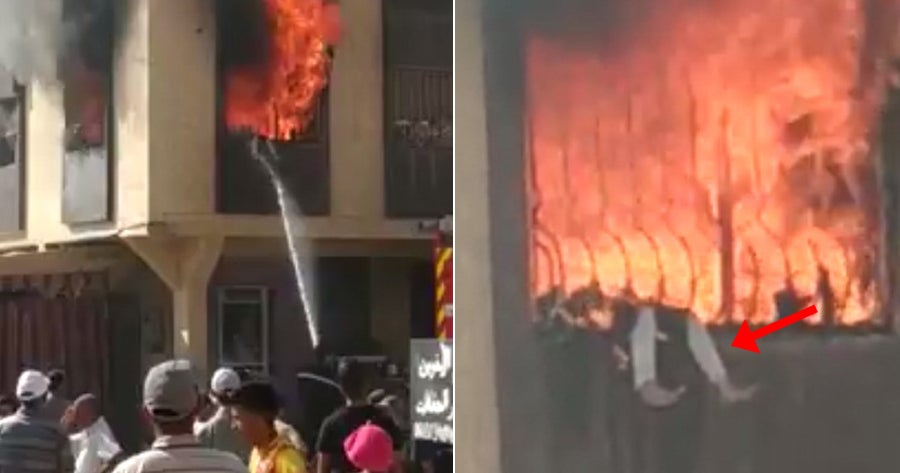 7yo Trapped at Window After Building Catches Fire From Phone Charger Explosion - WORLD OF BUZZ