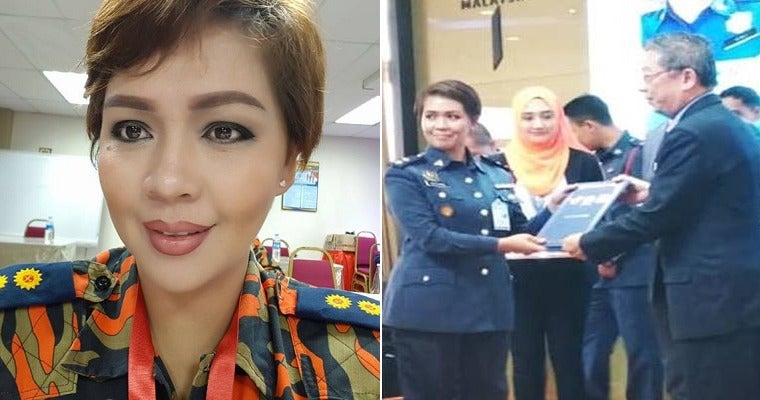 37yo Lady Breaks Record By Becoming The First Woman Chief in Sabah Fire Station - WORLD OF BUZZ
