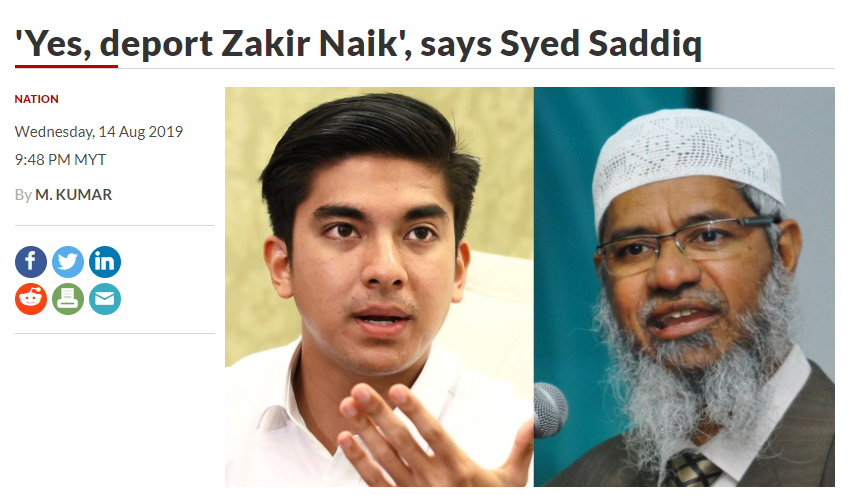 &Quot;It's Insulting.&Quot;: Ambiga And Netizens Respond To Syed Saddiq Dining With Zakir Naik - World Of Buzz 2