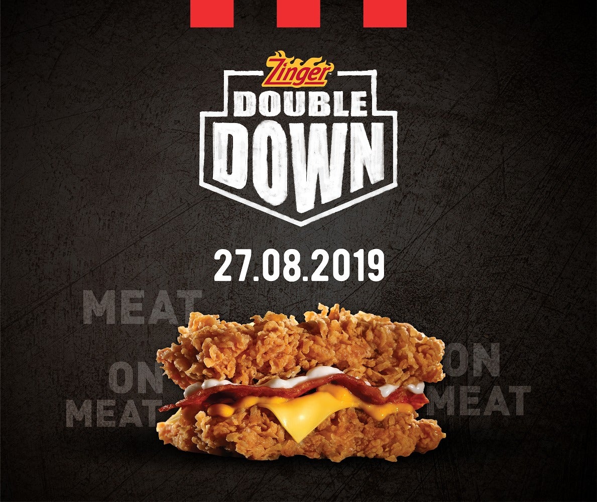 KFC Malaysia is Bringing Back The Zinger Double Down Starting 27 August For a Limited Time Only - WORLD OF BUZZ