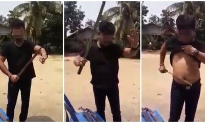 Man Who Slices Himself Warned Non-Malays Not To Step On The Malays Are Now Hunted By Netizens - World Of Buzz 2