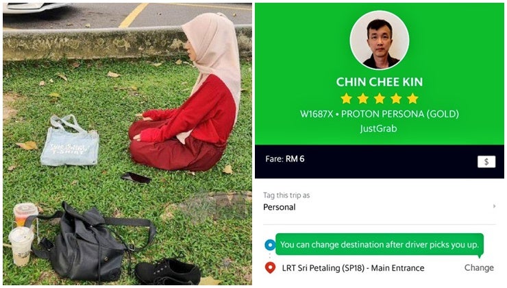 M'sian Chinese Grab Driver Has No Problem Waiting For Muslim Girls Who Drop Everything To Make It In Time For Their Daily Prayers - World Of Buzz 5