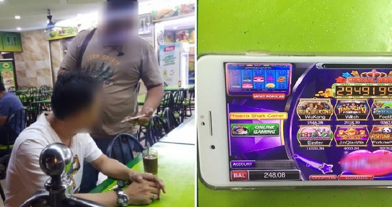M'Sian Man Uses Smartphone To Gamble Online At Cheras Mamak, Gets Arrested By Police - World Of Buzz 2