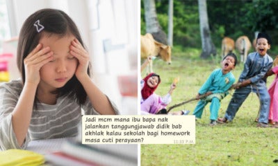 M'Sian Parent Complains Child Has Too Much Homework During Festive Seasons, Sparks Debate Online - World Of Buzz