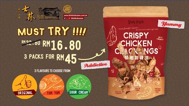 OMG, Shihlin Malaysia Is Now Selling Crispy Chicken Skin With Prices Starting From RM8.80! - WORLD OF BUZZ 2