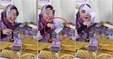 online entrepreneur kantoi showing off using fake money during her fb live world of buzz 5 e1565749298880
