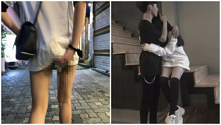 Taiwan Girl Shits Her Pants, Gentleman Boyfriend Helps To Clean It Up - World Of Buzz 3