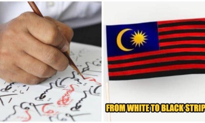 Tan Sri Posts Picture Of Jalur Gemilang With Black Stripes, Netizens Are Outraged - World Of Buzz 2
